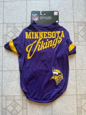 NFL Minnesota Vikings Purple & Gold Pet Jersey